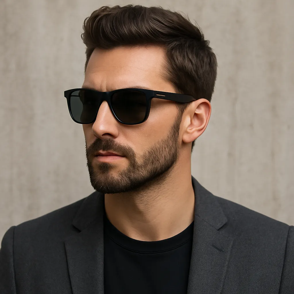 Ein Mann Sonnenbrille